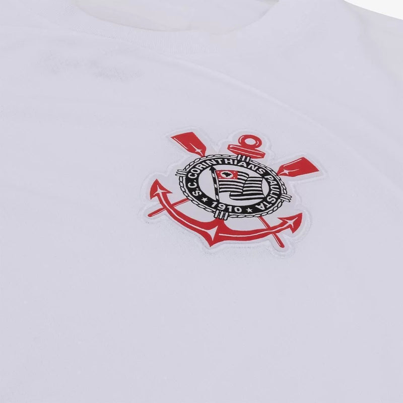 camisa do corinthians I 1 branca 2023 tradicional